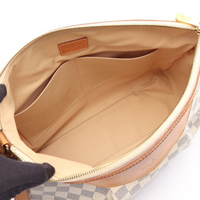 路易威登 Siracusa MM 單肩斜背包 N41112 Damier Azur 帆布 二手-2