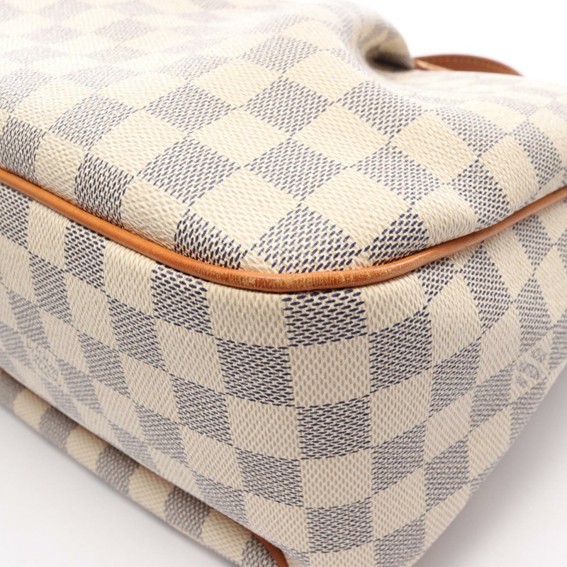 路易威登 Siracusa MM 單肩斜背包 N41112 Damier Azur 帆布 二手-5