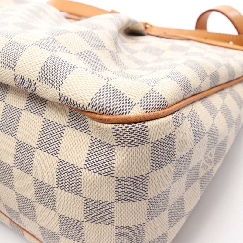 路易威登 Siracusa MM 單肩斜背包 N41112 Damier Azur 帆布 二手-7
