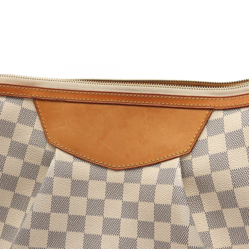 路易威登 Siracusa MM 單肩斜背包 N41112 Damier Azur 帆布 二手-12
