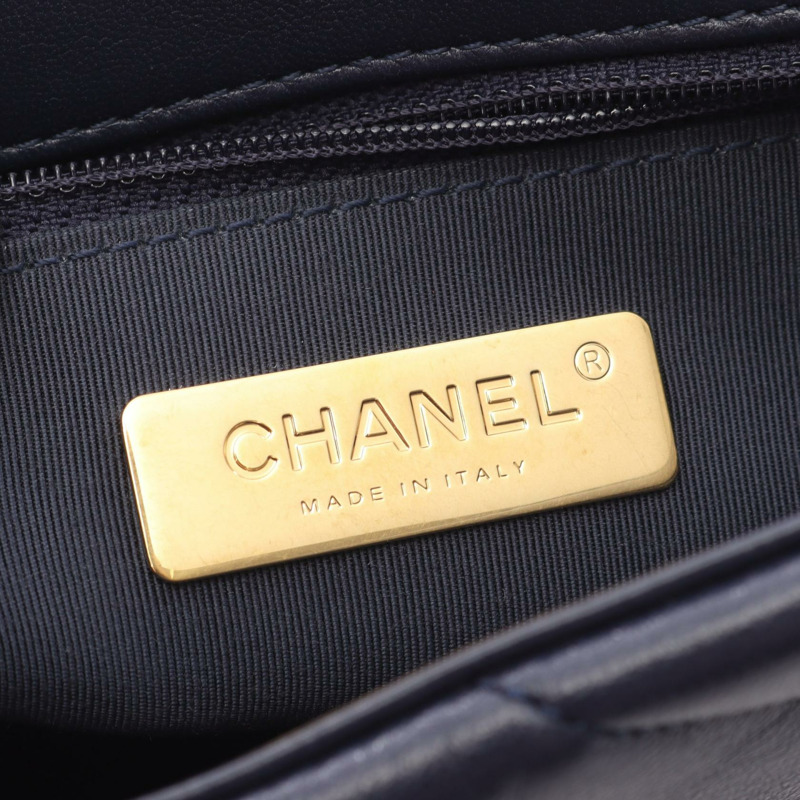 CHANEL 19 dix-neuf Matelasse chian 斜背包 肩背包 AS1160 小羊皮 海軍藍-3