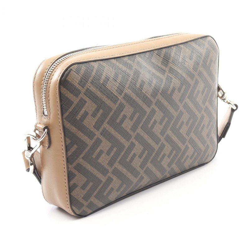 FENDI 斜背相機包 Zucca 單肩斜背包 7M0286 皮革帆布-1