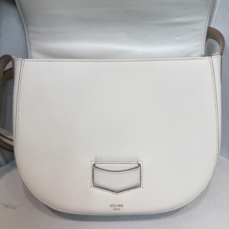 Celine Trotteur 白色 肩背包 XB585-25