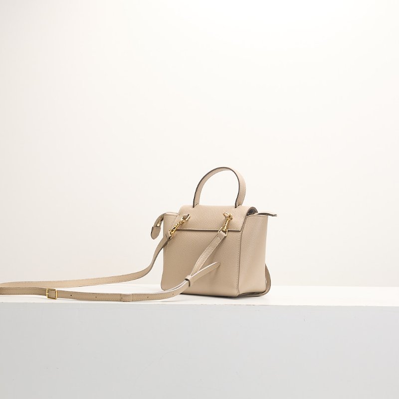 二手Celine pico belt 鯰魚包/奶茶色-2