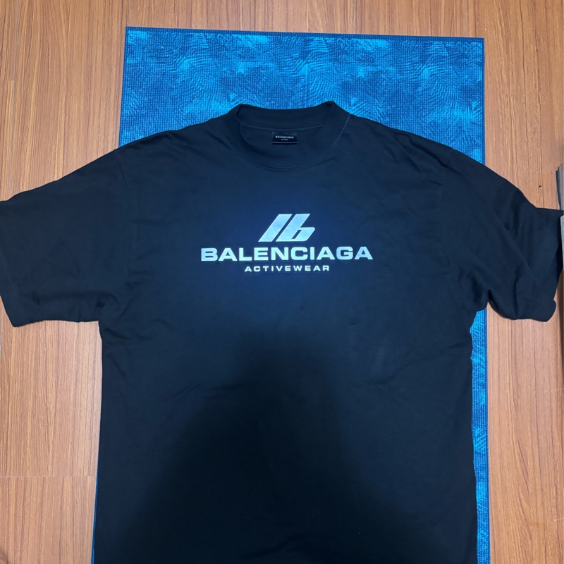S號 Balenciaga巴黎世家 Activewear Logo短袖 SS24 764235TQVT91083-1