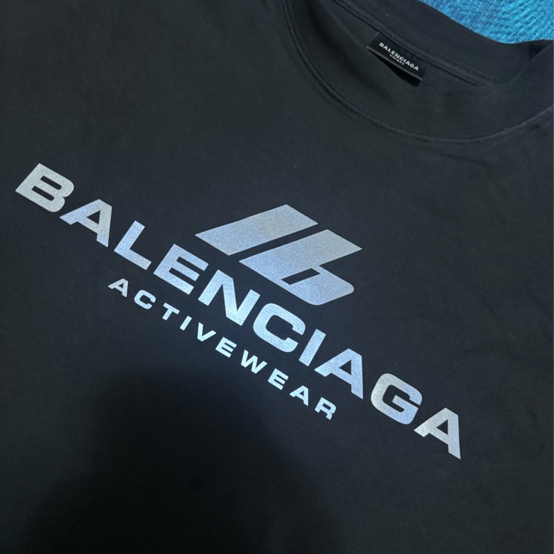 S號 Balenciaga巴黎世家 Activewear Logo短袖 SS24 764235TQVT91083-2
