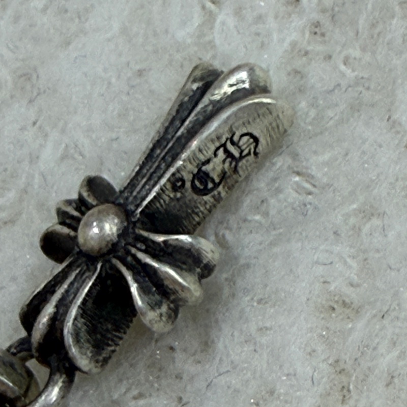 全新未使用品 克羅心 Chrome Hearts / 鏤空十字架 盾牌 十字架純銀 925銀 男女同款式-8