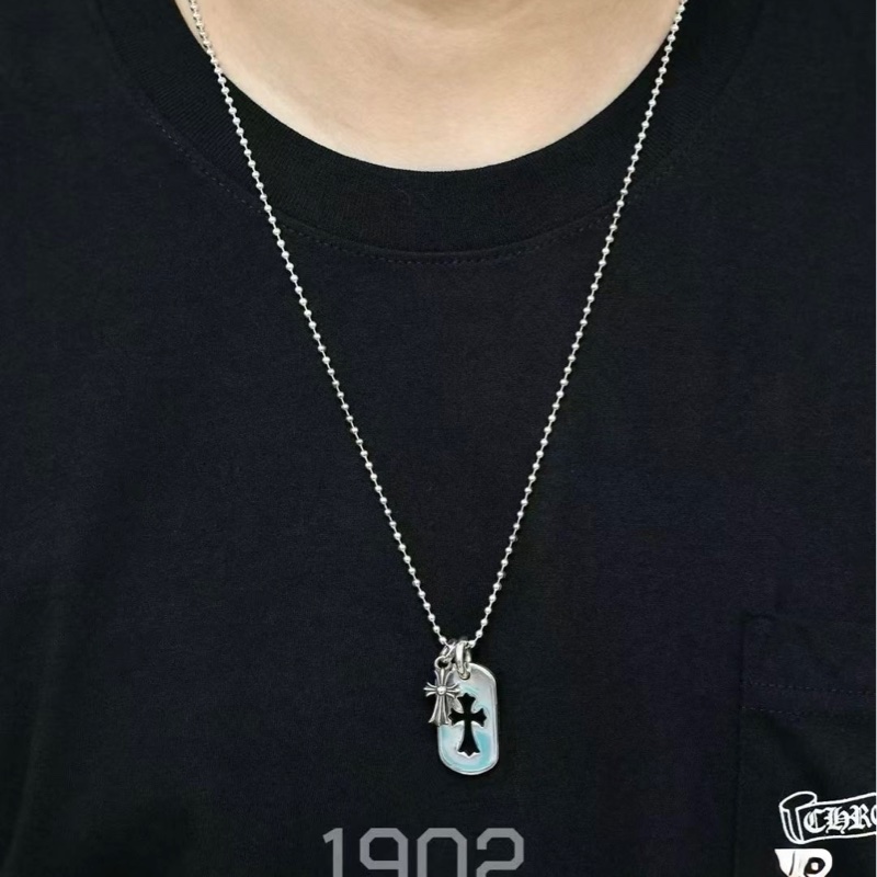 全新未使用品 克羅心 Chrome Hearts / 鏤空十字架 盾牌 十字架純銀 925銀 男女同款式-5