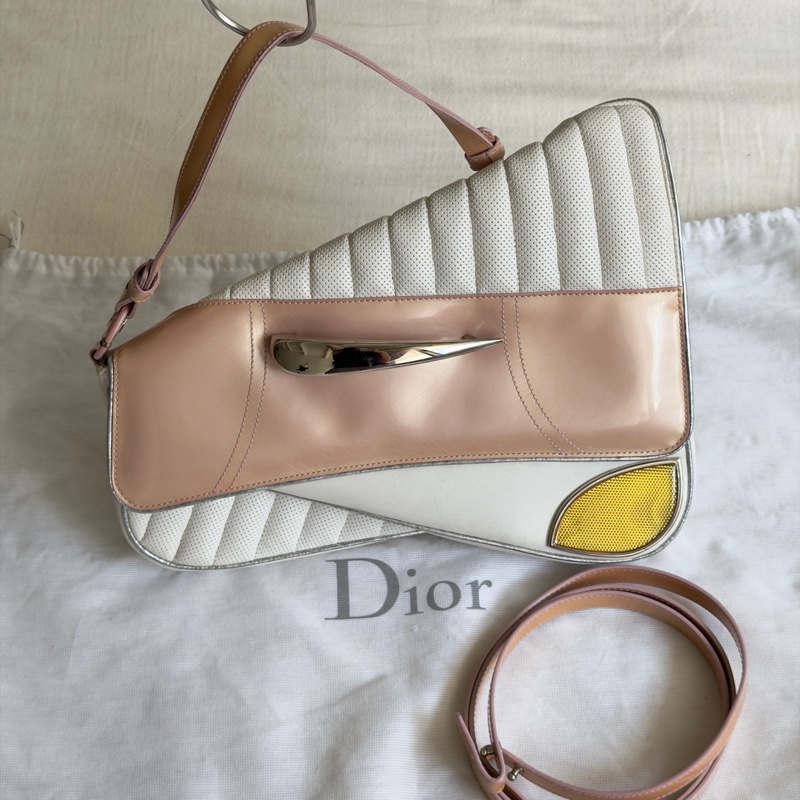 稀有秀款Dior 2001 秀款/凱迪拉克汽車包 /Dior MONTAIGNE CADILLAC CHAIN 1947 /john galliano 海盜爺-6