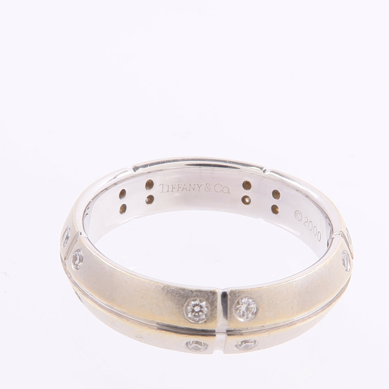 TIFFANY&CO 18K白金Streamerica Diamond鑽石戒指-4