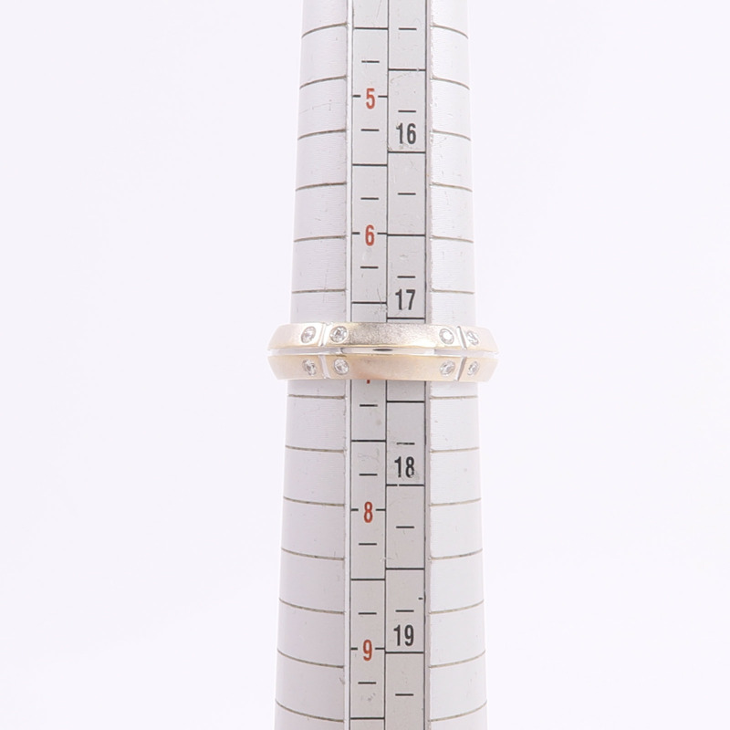 TIFFANY&CO 18K白金Streamerica Diamond鑽石戒指-8