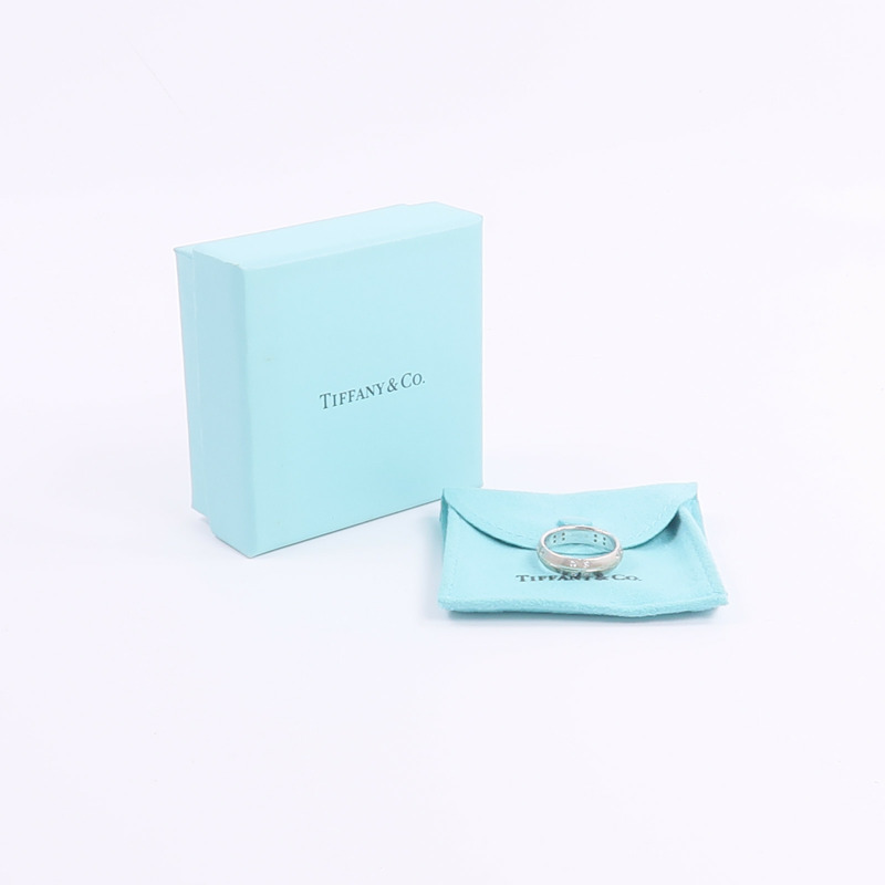 TIFFANY&CO 18K白金Streamerica Diamond鑽石戒指-10