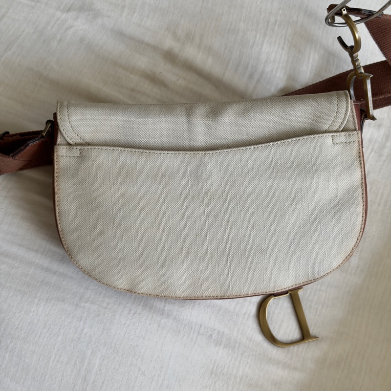 絕無僅有 Dior 拼色馬鞍包 /Dior Saddle/john galliano 海盜爺/迪奧-4
