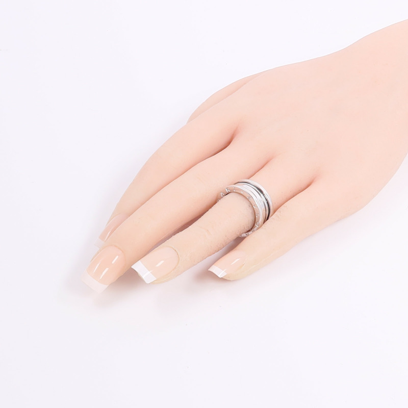 BVLGARI 18K白金B-zero1戒指-8