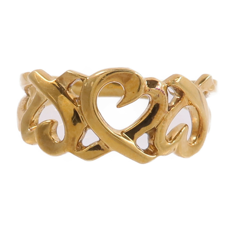 TIFFANY＆CO 18K黃金Paloma Picasso Loving Ring戒指-1