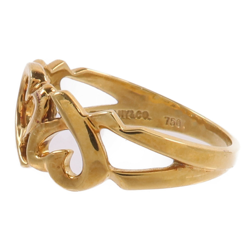 TIFFANY＆CO 18K黃金Paloma Picasso Loving Ring戒指-2