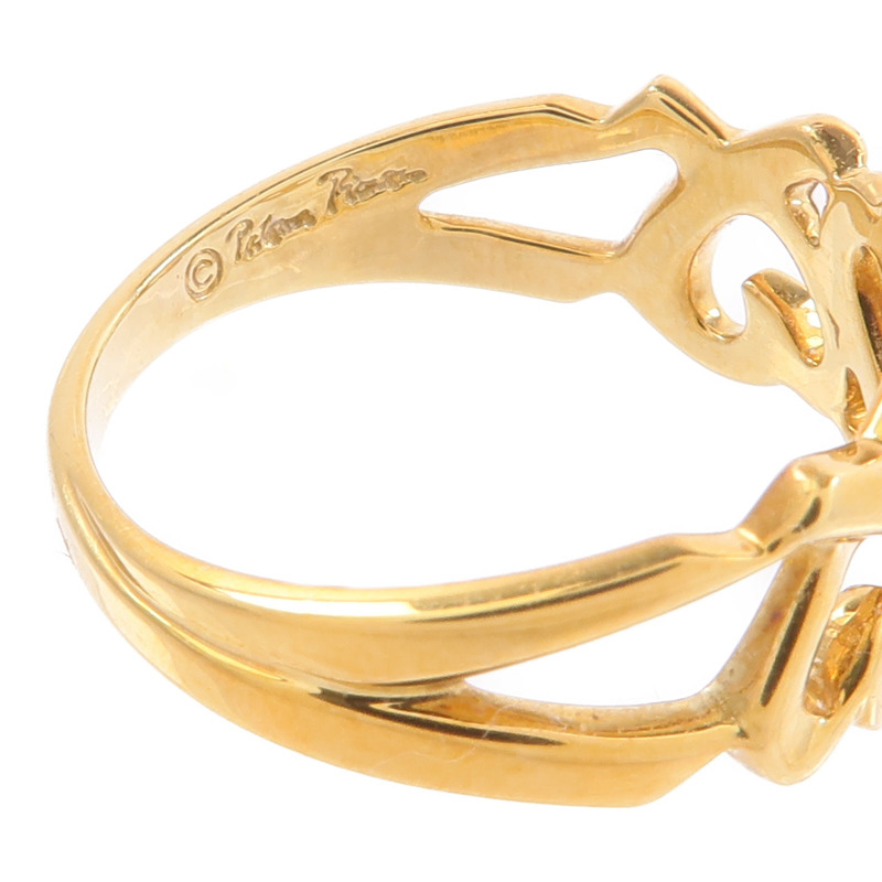 TIFFANY＆CO 18K黃金Paloma Picasso Loving Ring戒指-4