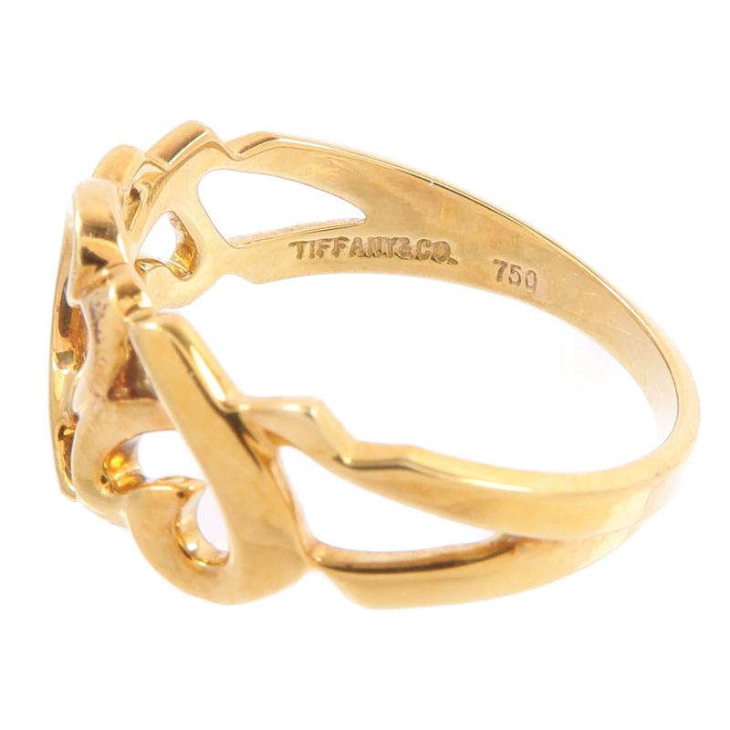 TIFFANY＆CO 18K黃金Paloma Picasso Loving Ring戒指-5