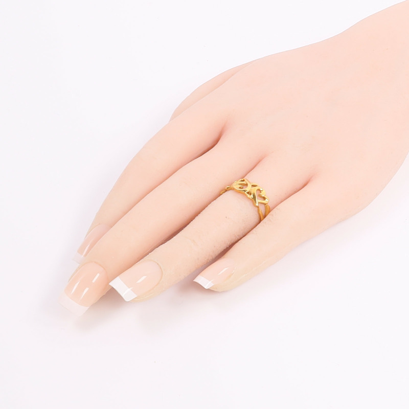 TIFFANY＆CO 18K黃金Paloma Picasso Loving Ring戒指-7