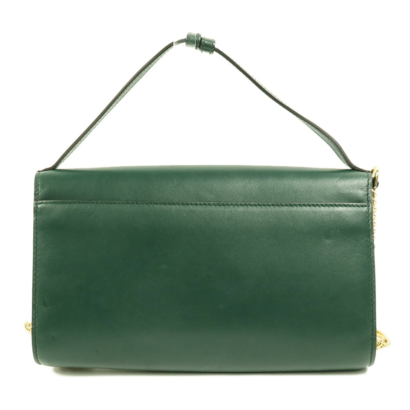 GUCCI 牛皮皮革Zumi Shoulder Bag鏈帶手挽肩背兩用袋-1