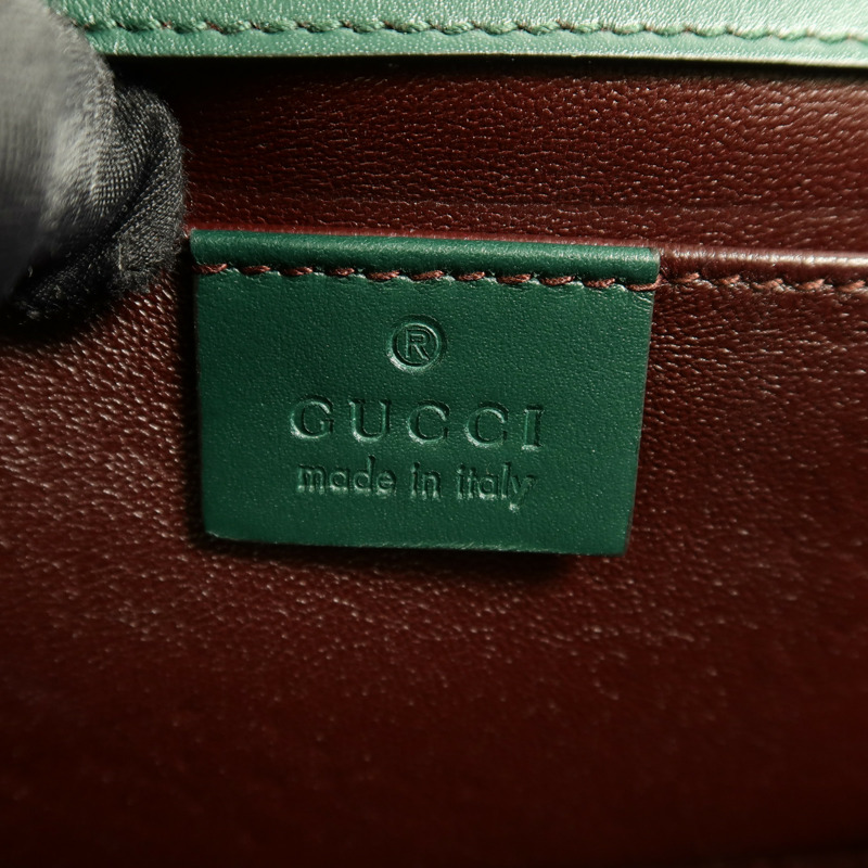 GUCCI 牛皮皮革Zumi Shoulder Bag鏈帶手挽肩背兩用袋-5