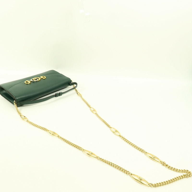 GUCCI 牛皮皮革Zumi Shoulder Bag鏈帶手挽肩背兩用袋-7