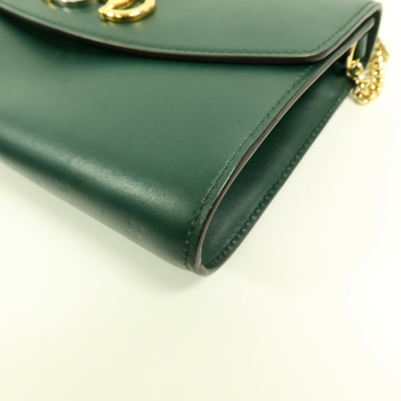 GUCCI 牛皮皮革Zumi Shoulder Bag鏈帶手挽肩背兩用袋-10