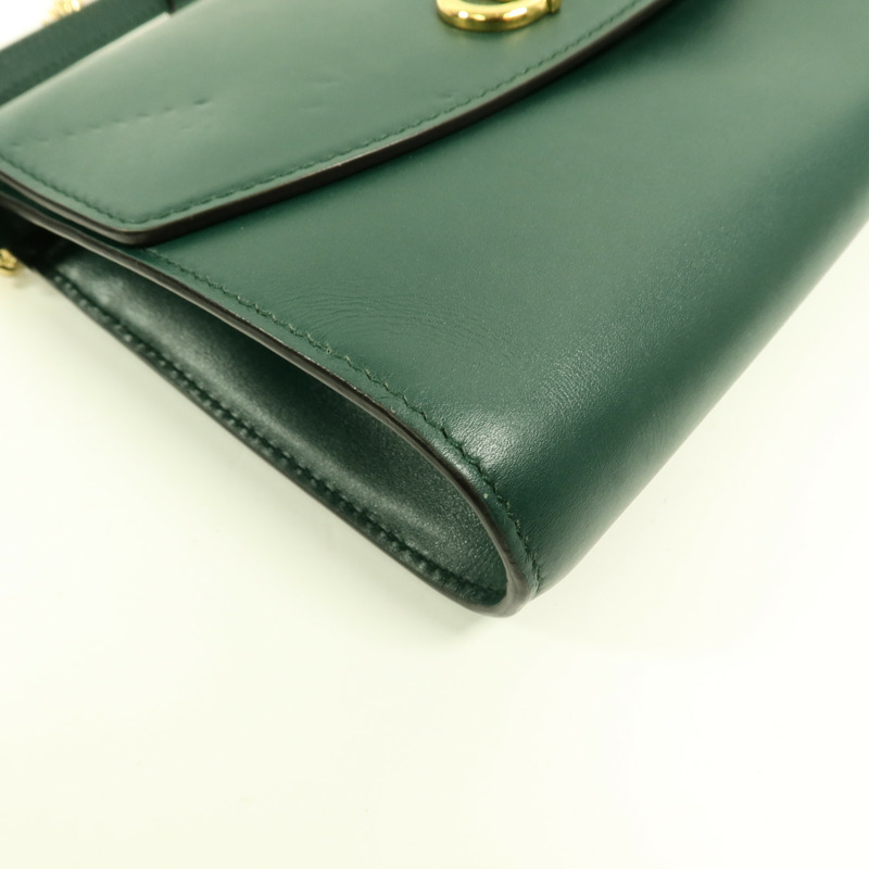 GUCCI 牛皮皮革Zumi Shoulder Bag鏈帶手挽肩背兩用袋-11