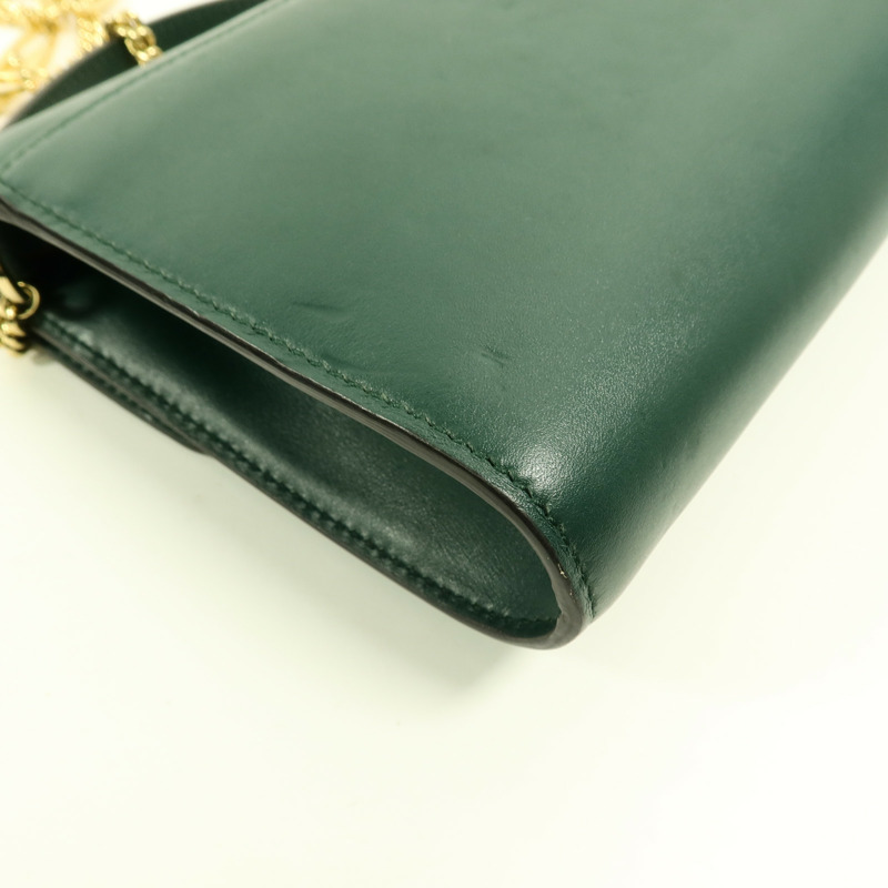 GUCCI 牛皮皮革Zumi Shoulder Bag鏈帶手挽肩背兩用袋-13
