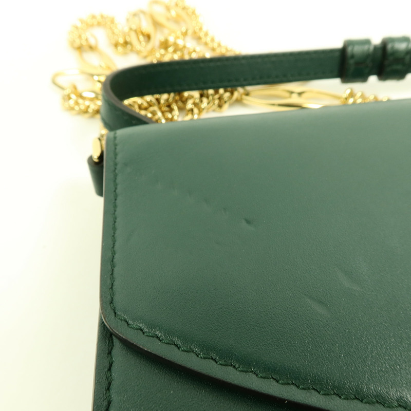 GUCCI 牛皮皮革Zumi Shoulder Bag鏈帶手挽肩背兩用袋-14