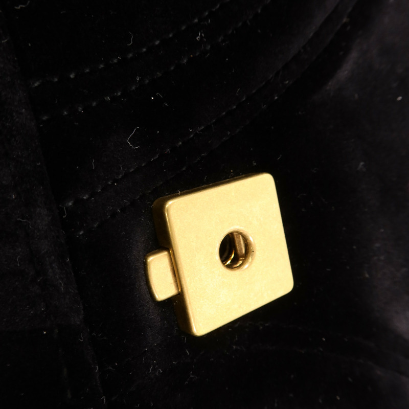 GUCCI 天鵝絨GG Marmont Shoulder Bag鏈帶肩背袋-14