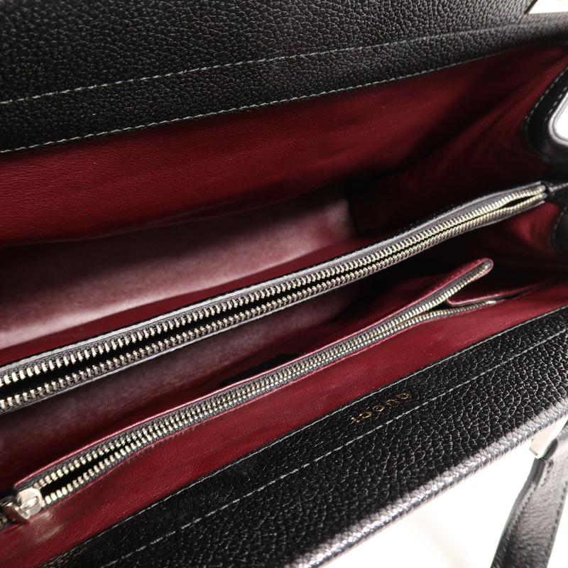 GUCCI 牛皮皮革Zumi Top Handle Bag手挽肩背兩用袋-4