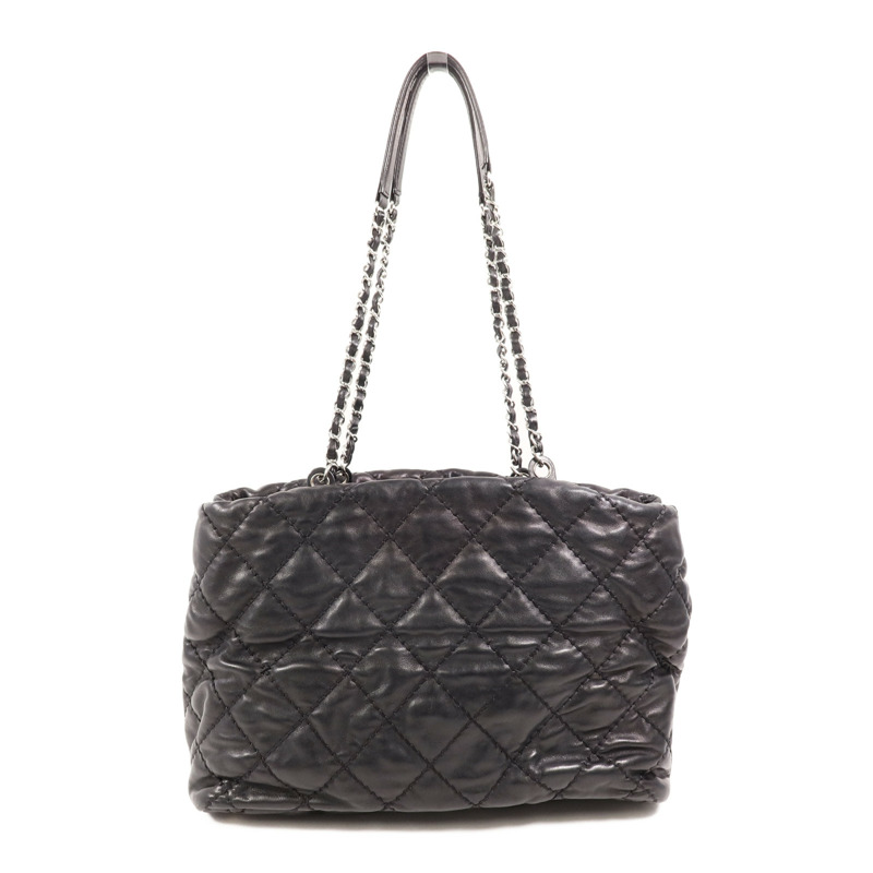 CHANEL 牛皮皮革Shoulder Bag鏈帶肩背袋-1