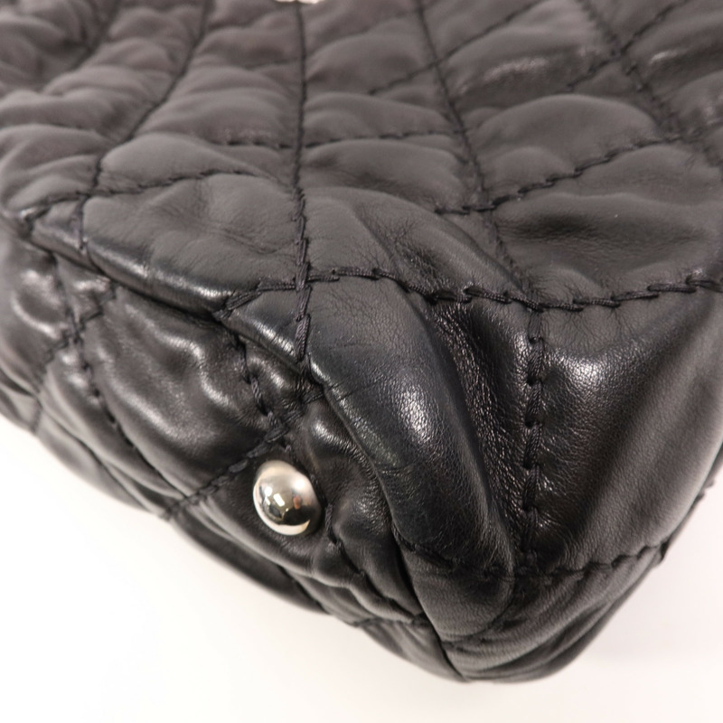 CHANEL 牛皮皮革Shoulder Bag鏈帶肩背袋-9
