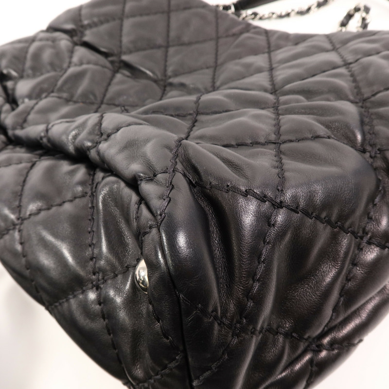 CHANEL 牛皮皮革Shoulder Bag鏈帶肩背袋-11