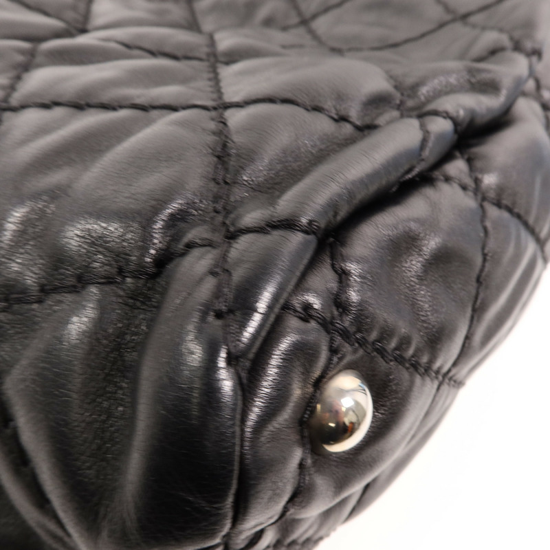 CHANEL 牛皮皮革Shoulder Bag鏈帶肩背袋-12