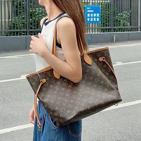 LV 🤎NEVERFULL MM托特包M40156