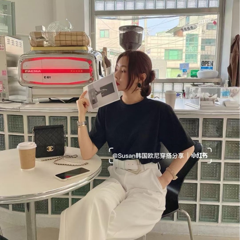 Chanel 香奈儿 黑金 珍珠链条 竖版CF方胖子 翻盖斜挎包 16*18*4.5-3