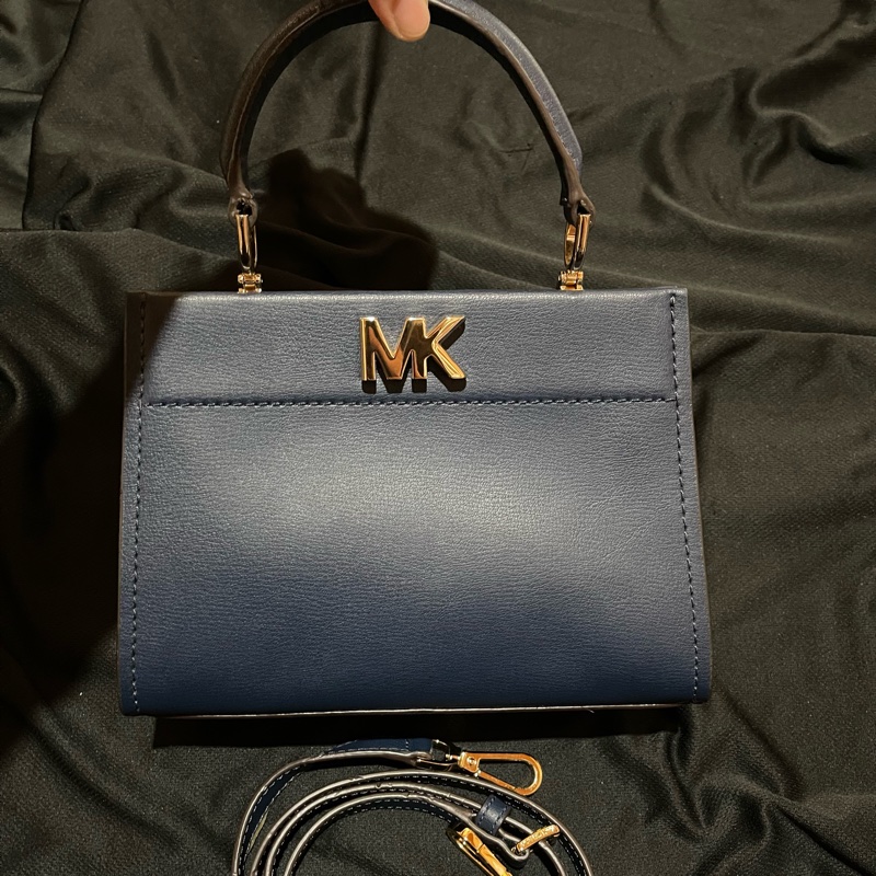 MICHAEL KORS MOTT 旋轉金釦手提側背包 MK-0