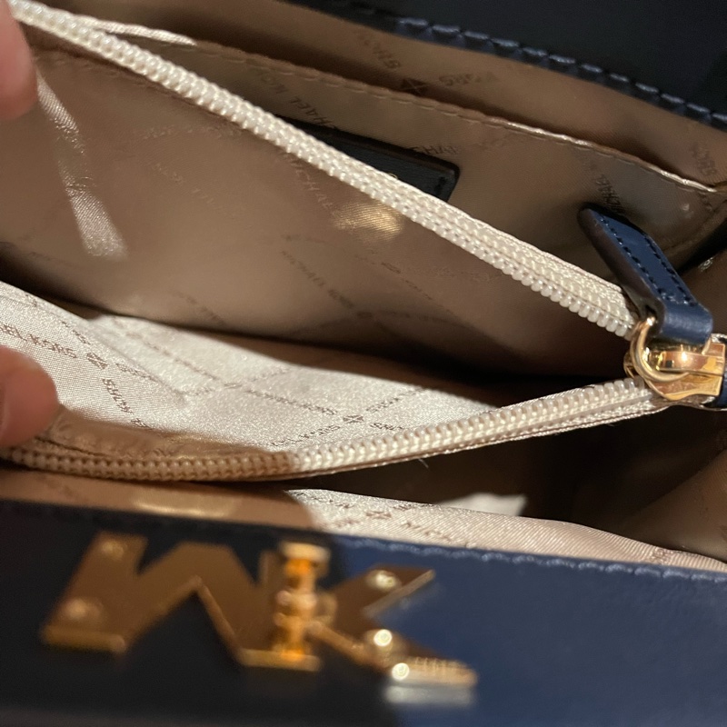 MICHAEL KORS MOTT 旋轉金釦手提側背包 MK-17