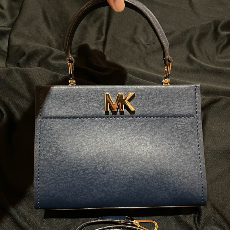 MICHAEL KORS MOTT 旋轉金釦手提側背包 MK-33