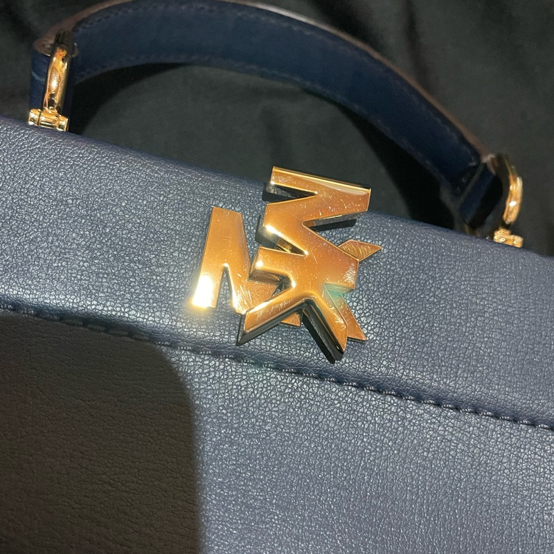 MICHAEL KORS MOTT 旋轉金釦手提側背包 MK-50