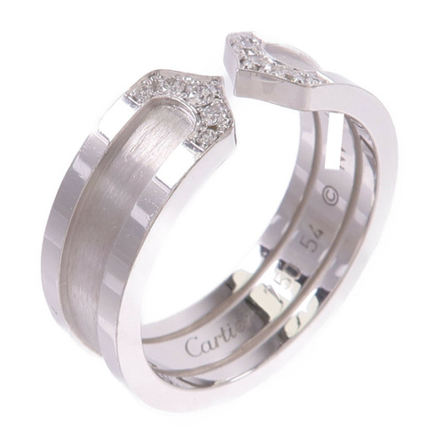 CARTIER 18K白金C2 Ring鑽石戒指