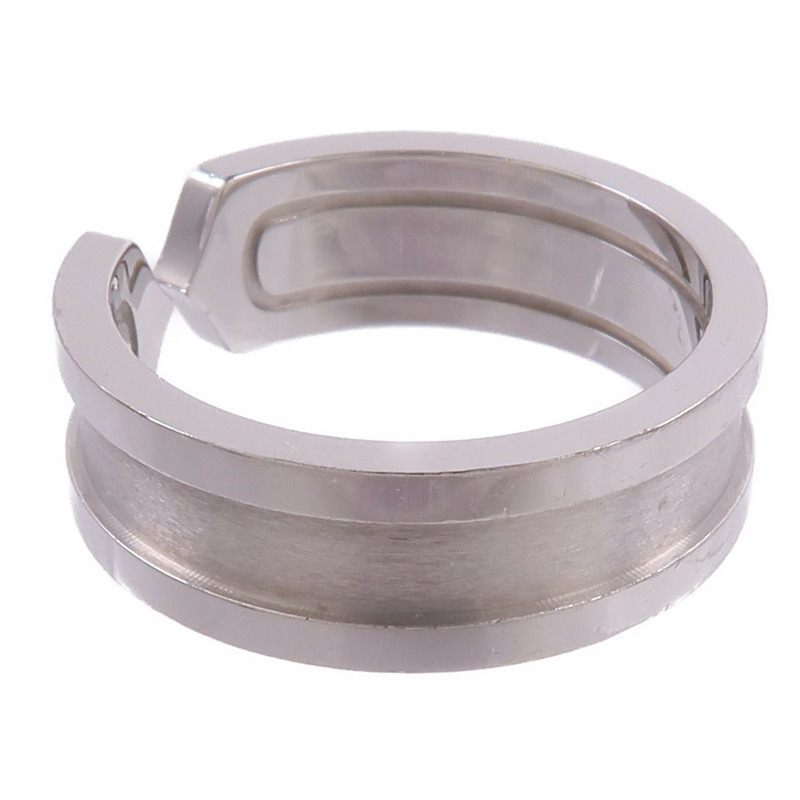 CARTIER 18K白金C2 Ring鑽石戒指-5