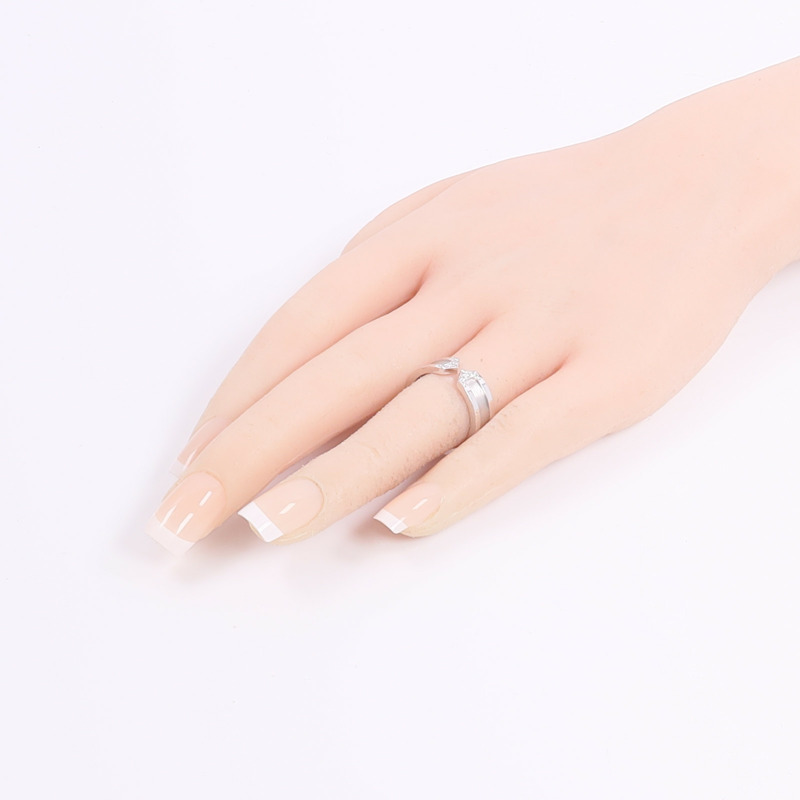 CARTIER 18K白金C2 Ring鑽石戒指-8