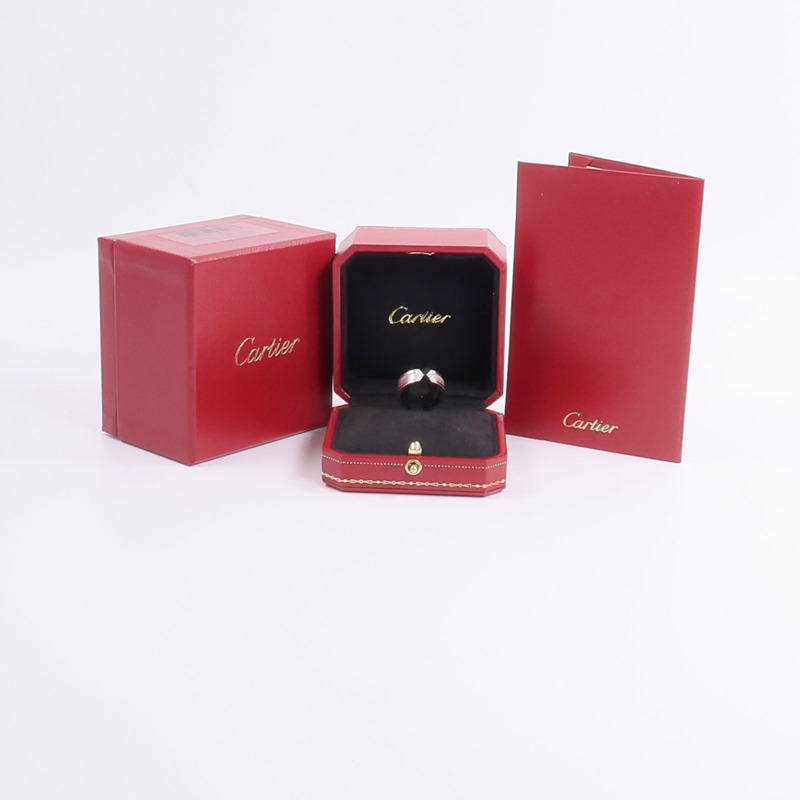 CARTIER 18K白金C2 Ring鑽石戒指-9