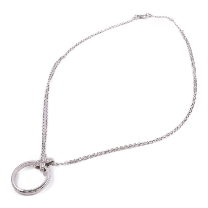 Chaumet 18K白金Diamond Necklace鑽石項鍊-3