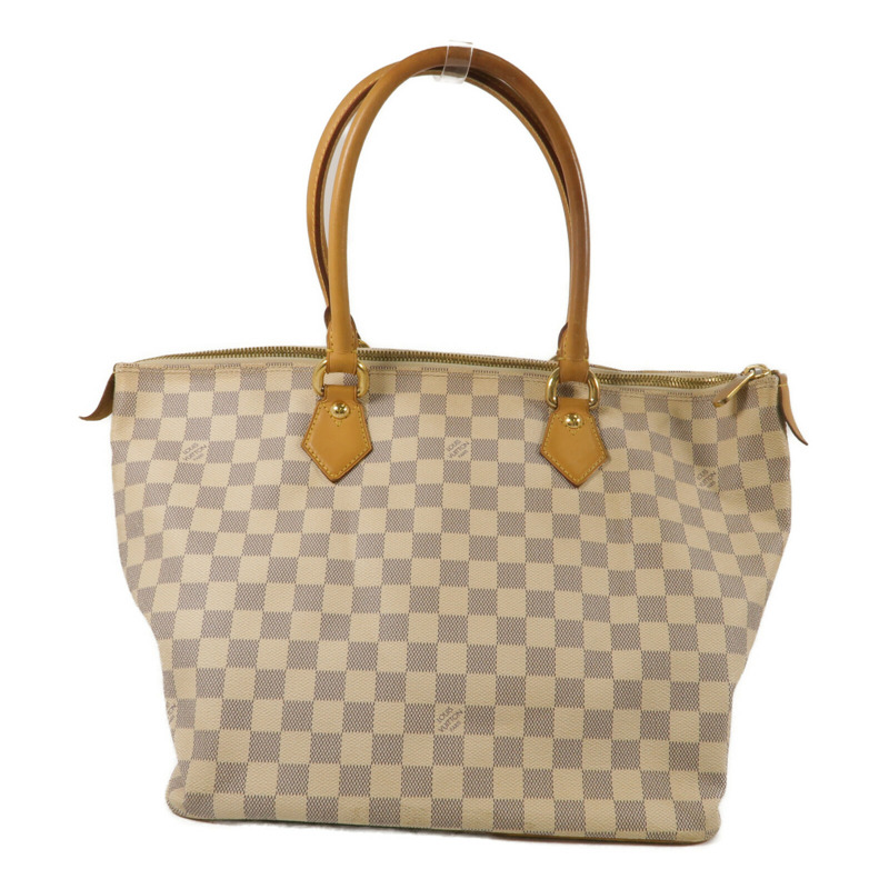 LOUIS VUITTON Damier Azur Saleya MM 肩背袋-2