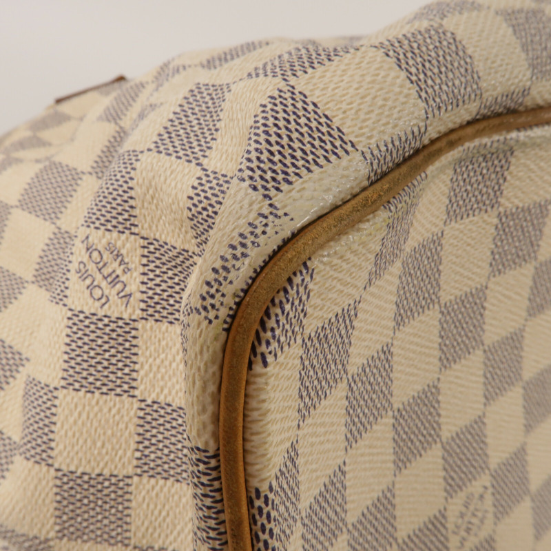 LOUIS VUITTON Damier Azur Saleya MM 肩背袋-8