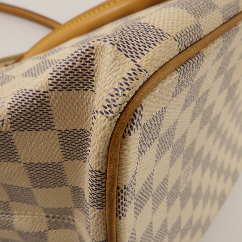 LOUIS VUITTON Damier Azur Saleya MM 肩背袋-10